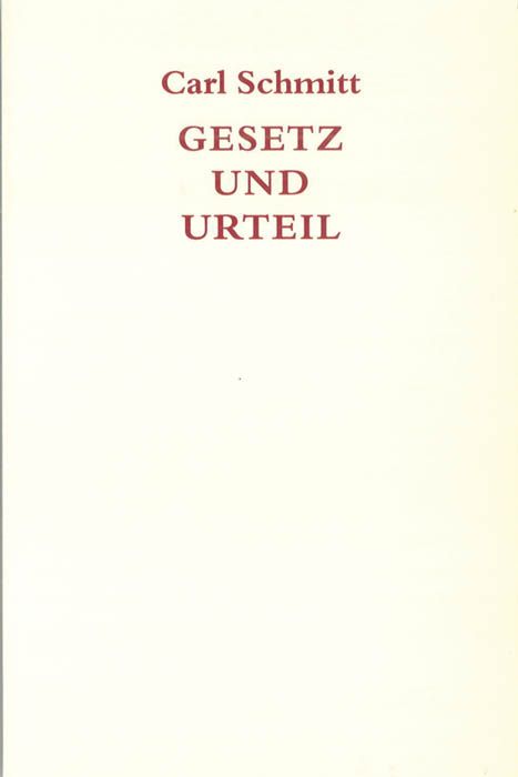 Produktbild: Gesetz und Urteil