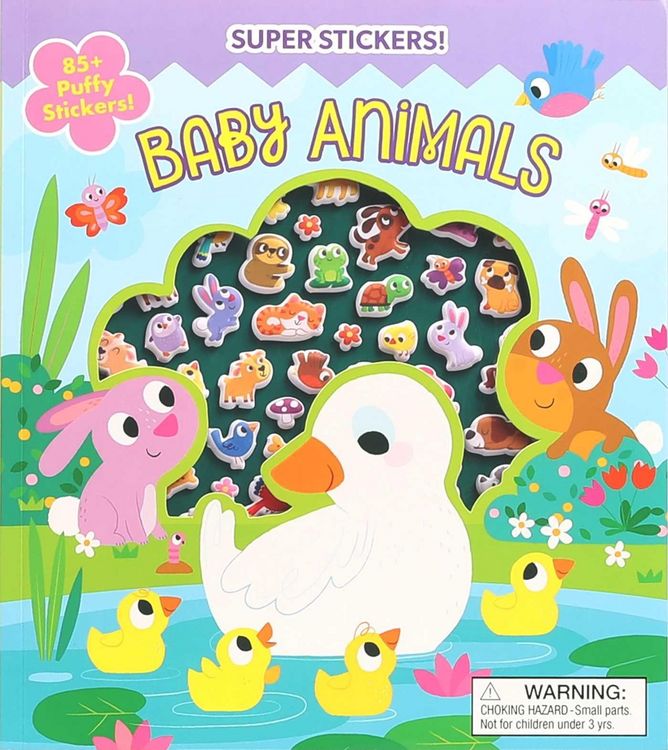 Produktbild: Super Puffy Stickers! Baby Animals