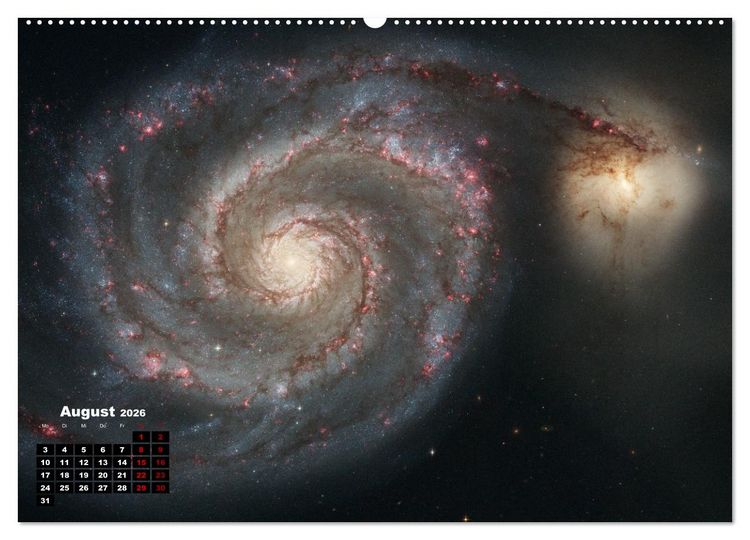 Produktbild: Hubble - 35 Jahre atemberaubende Aufnahmen (Wandkalender 2026 DIN A2 quer), CALVENDO Monatskalender