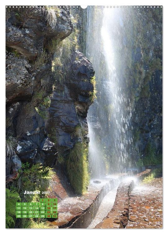 Produktbild: Levadas auf Madeira. Wildromantische Wanderwege (Wandkalender 2027 DIN A2 hoch), CALVENDO Monatskalender
