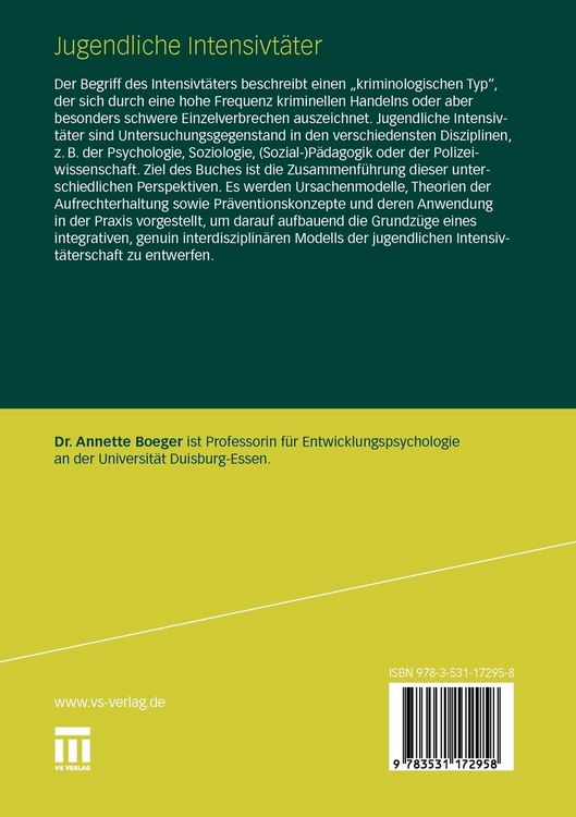 Produktbild: Jugendliche Intensivt&auml;ter