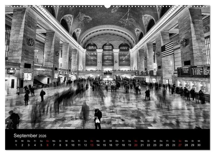 Produktbild: New York 2026 (Wandkalender 2026 DIN A2 quer), CALVENDO Monatskalender