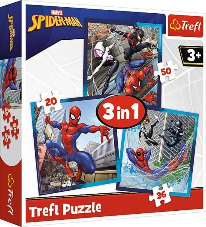 Produktbild: 3 in 1 Puzzle - Spiderman