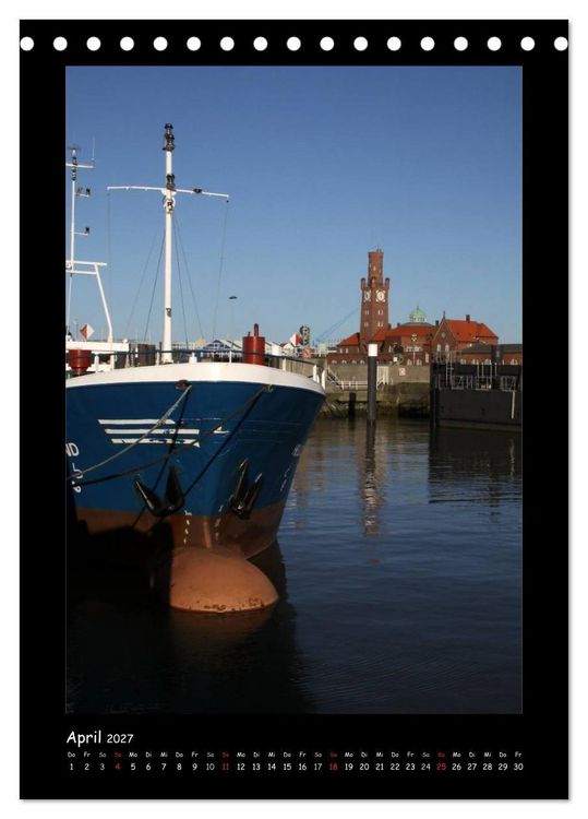 Produktbild: Cuxhaven (Tischkalender 2027 DIN A5 hoch), CALVENDO Monatskalender