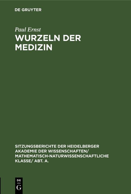 Produktbild: Wurzeln der Medizin