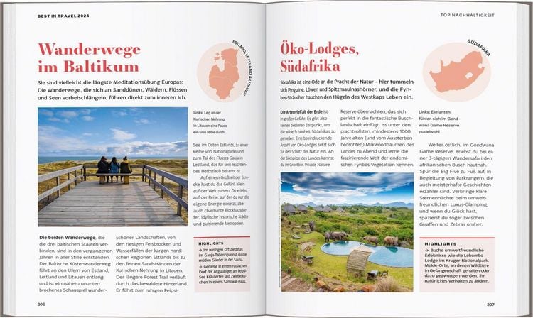 Produktbild: Lonely Planet Reisef&uuml;hrer Lonely Planet Best in Travel 2024