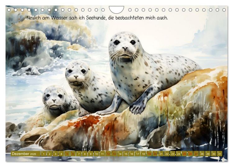 Produktbild: Neulich am Wasser (Wandkalender 2026 DIN A4 quer), CALVENDO Monatskalender