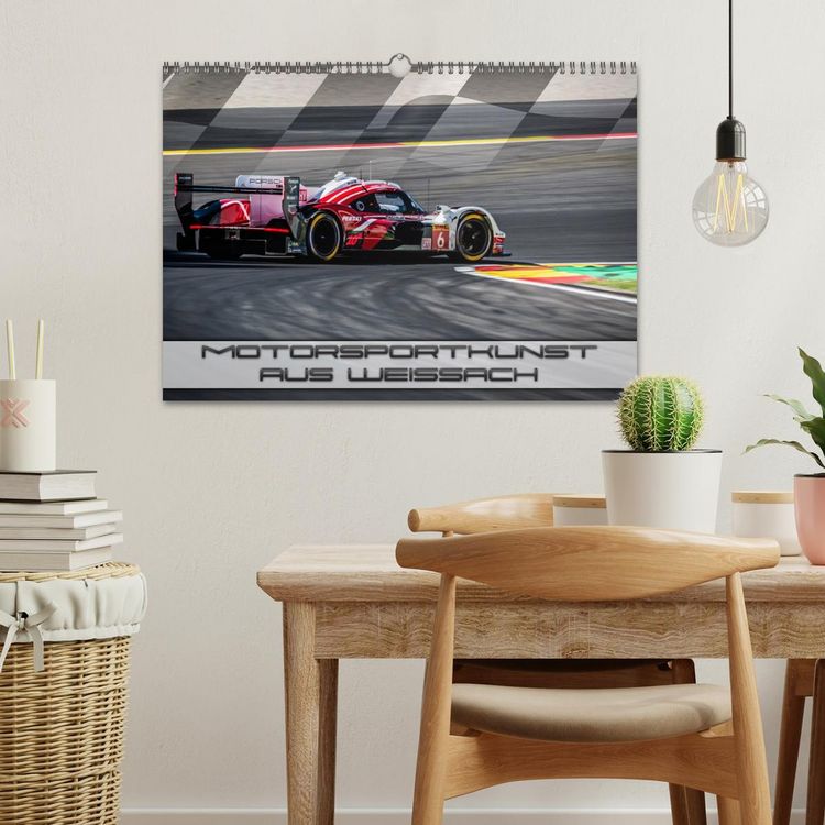 Produktbild: Motorsportkunst aus Weissach (Wandkalender 2026 DIN A3 quer), CALVENDO Monatskalender