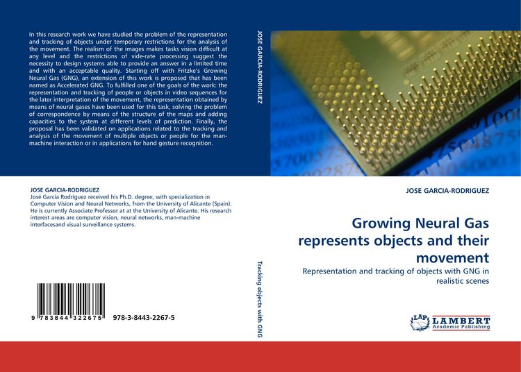 Produktbild: Growing Neural Gas represents objects and their movement
