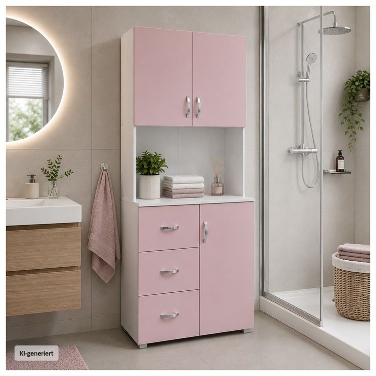 HTI-Living Badschrank Rosa Weiß Badschrank Rosa Weiß kaufen