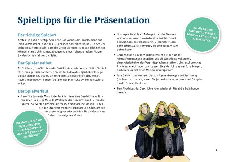 Produktbild: Der Kreuzweg Jesu. Erz&auml;hlschienen-Figurenset