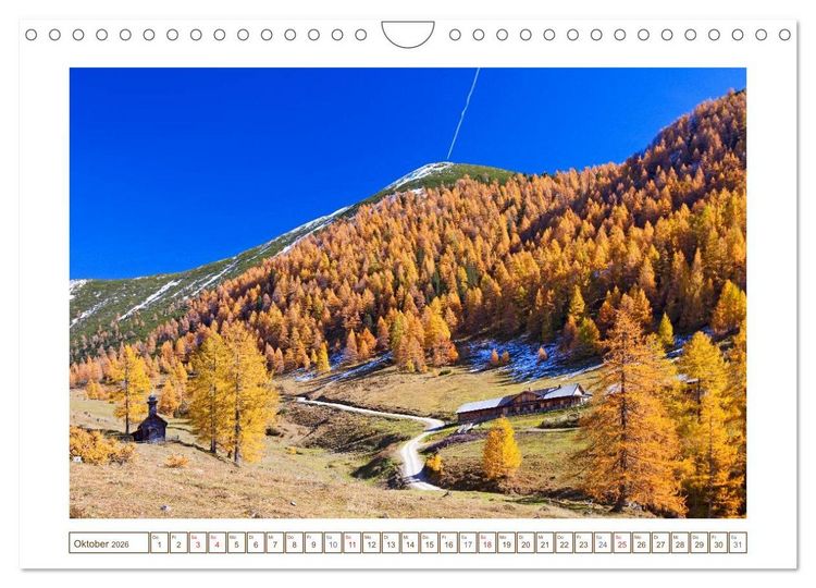 Produktbild: Idyllische Almh&uuml;tten (Wandkalender 2026 DIN A4 quer), CALVENDO Monatskalender