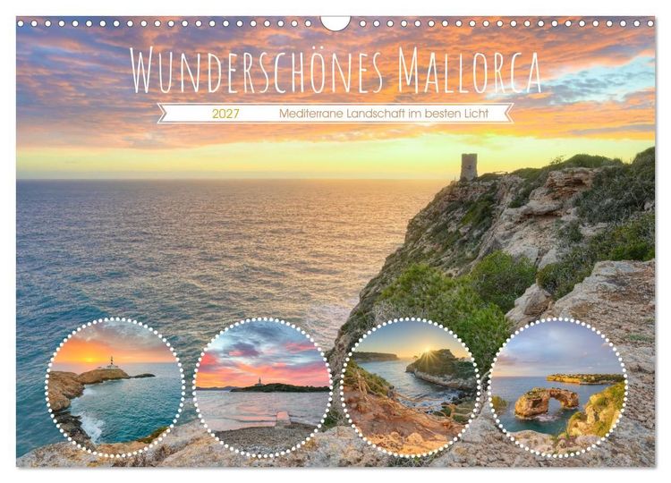 Produktbild: Wundersch&ouml;nes Mallorca (Wandkalender 2027 DIN A3 quer), CALVENDO Monatskalender