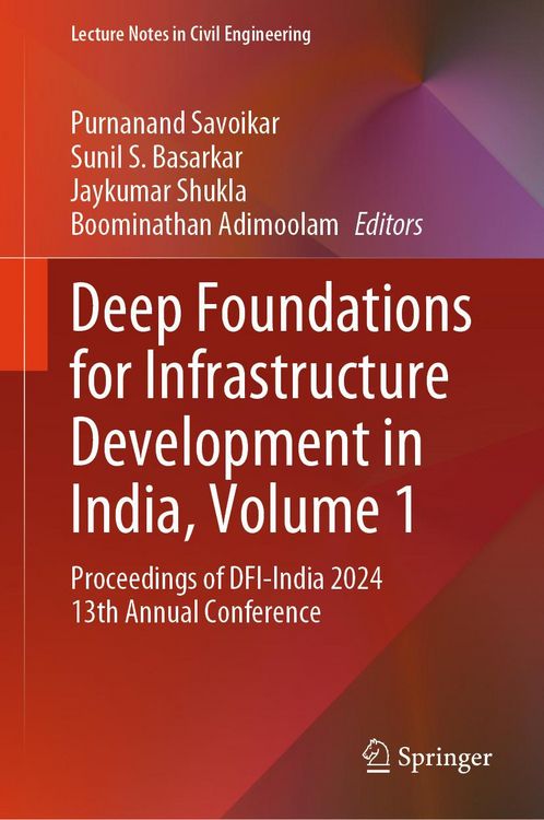 Produktbild: Deep Foundations for Infrastructure Development in India, Volume 1