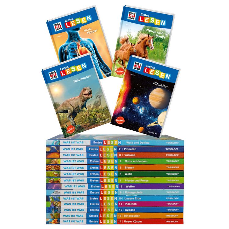 Produktbild: WAS IST WAS Erstes Lesen Serienpreis (14 B&auml;nde)