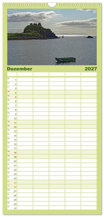 Produktbild: Familienplaner 2027 - Islay und das "Wasser des Lebens" mit 5 Spalten (Wandkalender, 21 x 45 cm) CALVENDO