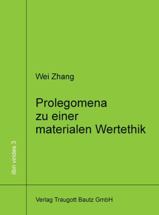 Produktbild: Prolegomena zu einer materialen Wertethik