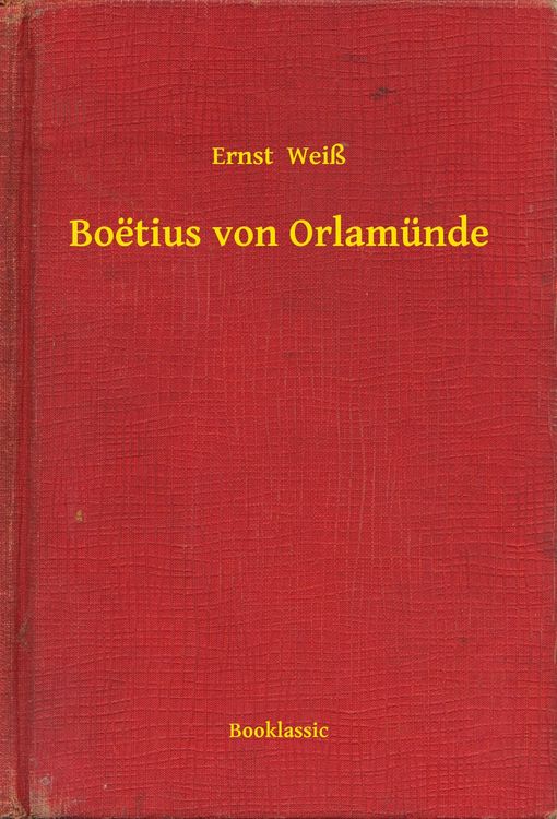 Produktbild: Bo&euml;tius von Orlam&uuml;nde