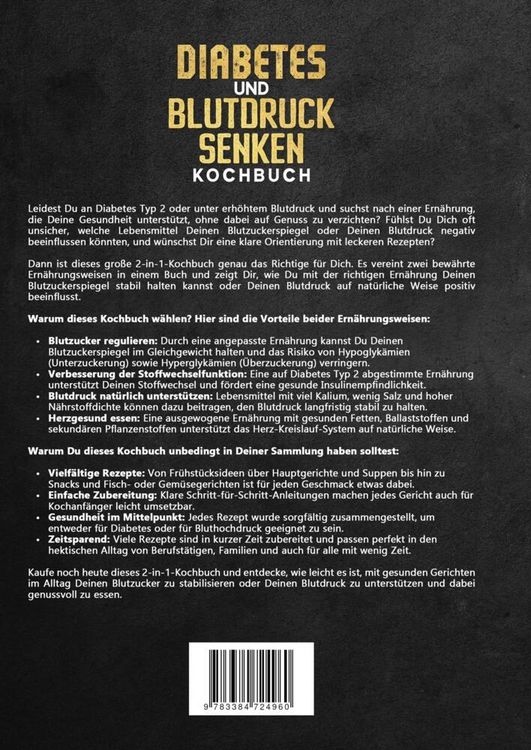 Produktbild: Diabetes und Blutdruck senken Kochbuch