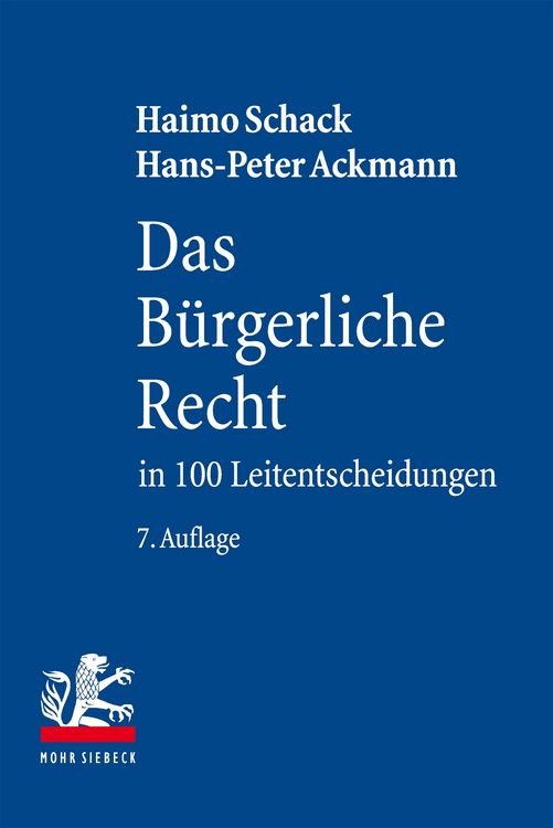 Produktbild: Das B&uuml;rgerliche Recht in 100 Leitentscheidungen