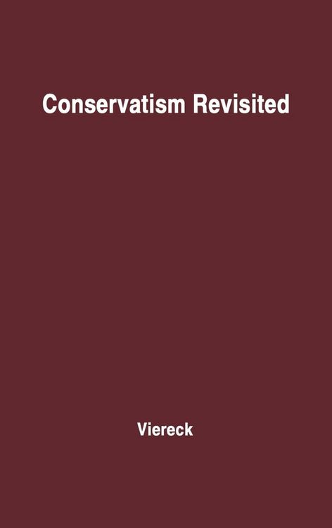 Produktbild: Conservatism Revisited.