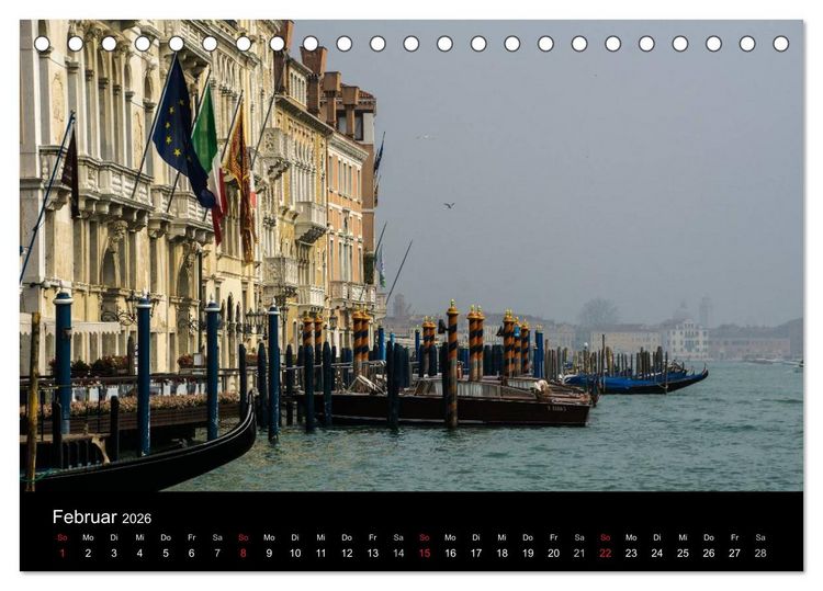 Produktbild: Venedig - la Serenissima (Tischkalender 2026 DIN A5 quer), CALVENDO Monatskalender