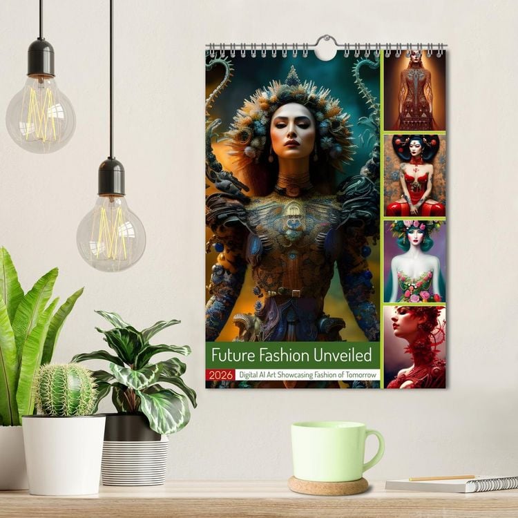 Produktbild: Future Fashion Unveiled (Wall Calendar 2026 DIN A4 portrait), CALVENDO 12 Month Wall Calendar