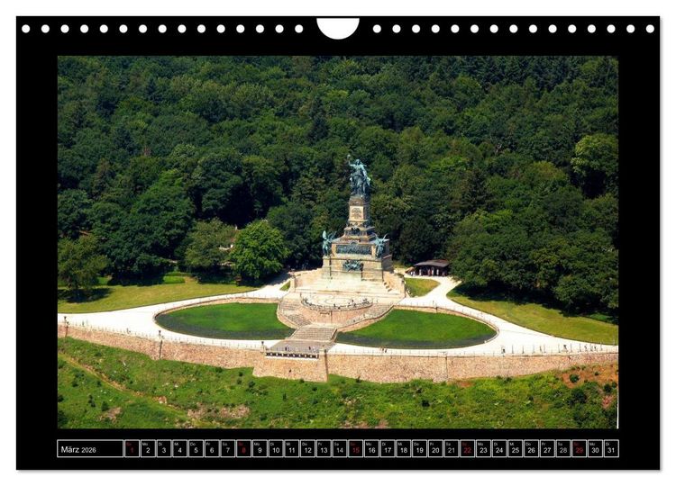 Produktbild: Deutschland aus der Vogelperspektive (Wandkalender 2026 DIN A4 quer), CALVENDO Monatskalender