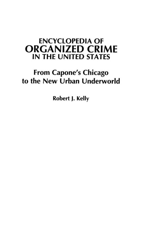 Produktbild: Encyclopedia of Organized Crime in the United States