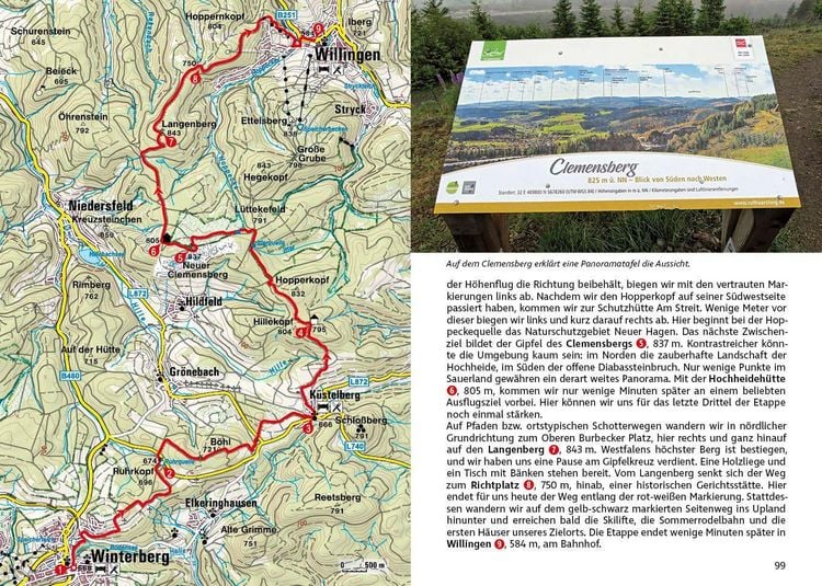 Produktbild: ROTHER Wanderf&uuml;hrer Rothaarsteig