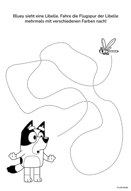 Produktbild: Bluey: Mein lustiger Kindergartenblock