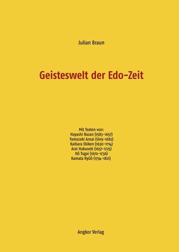 Produktbild: Geisteswelt der Edo-Zeit