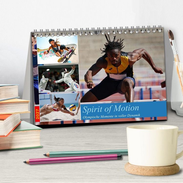 Produktbild: Spirit of Motion (Tischkalender 2027 DIN A5 quer), CALVENDO Monatskalender