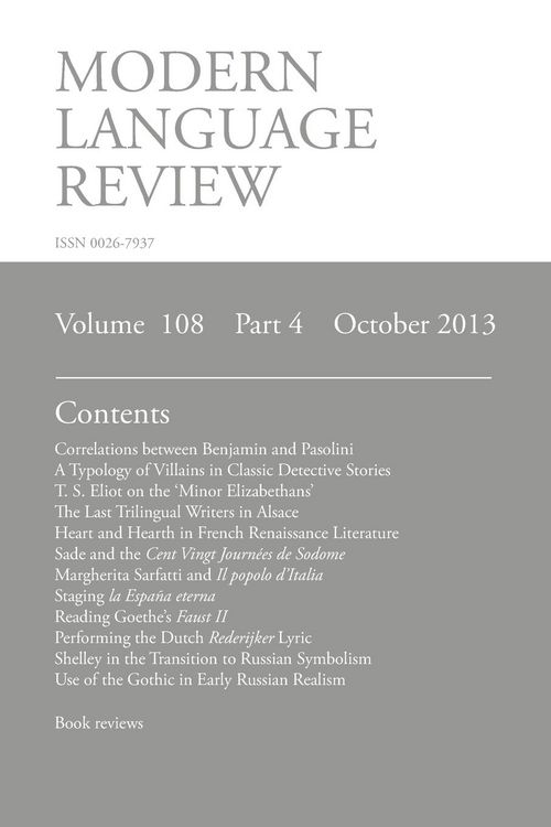 Produktbild: Modern Language Review (108
