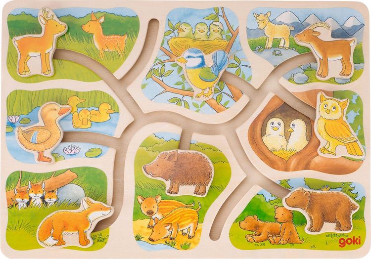 Produktbild: Schiebepuzzle Wer geh&ouml;rt zu wem?