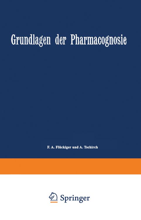 Produktbild: Grundlagen der Pharmacognosie