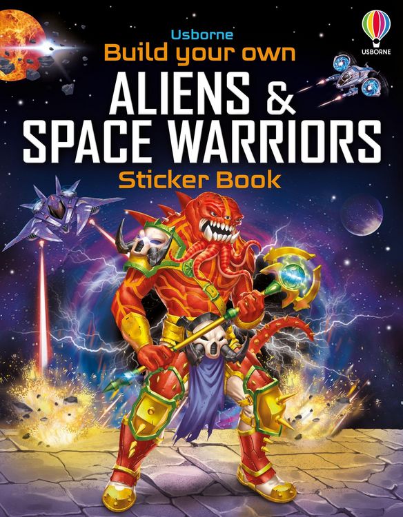 Produktbild: Build Your Own Aliens and Space Warriors Sticker Book