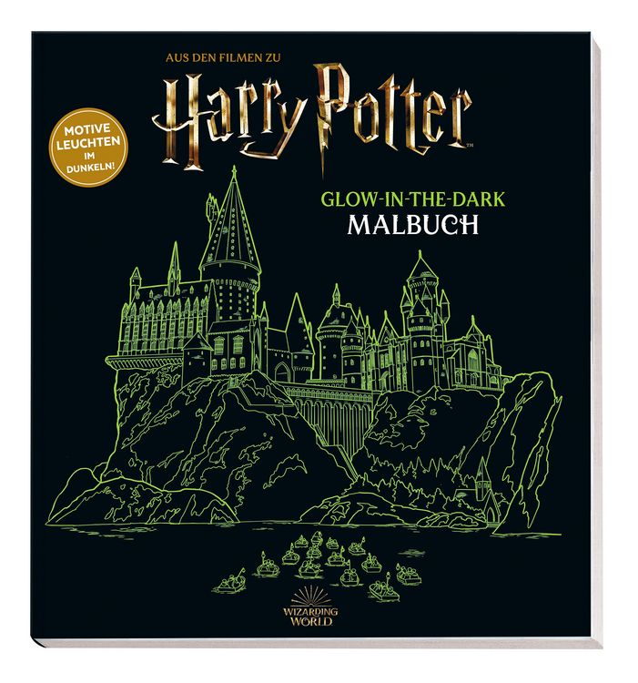 Produktbild: Aus den Filmen zu Harry Potter: Glow-in-the-Dark Malbuch