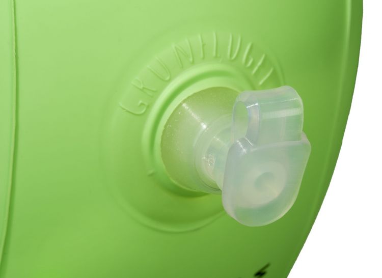 Produktbild: Gr&uuml;nfl&uuml;gel Schwimmfl&uuml;gel aus BIO TPU (rund) - 11-30kg und 1 bis 6 Jahre