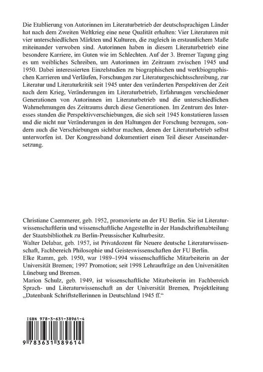 Produktbild: Erfahrung nach dem Krieg
