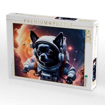 Produktbild: CALVENDO Puzzle Chihuahua Raumfahrer im Universum | 2000 Teile Lege-Gr&ouml;&szlig;e 90x67cm Foto-Puzzle f&uuml;r gl&uuml;ckliche Stunden