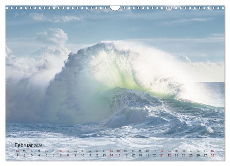 Produktbild: Rhapsodie in Blau (Wandkalender 2026 DIN A3 quer), CALVENDO Monatskalender