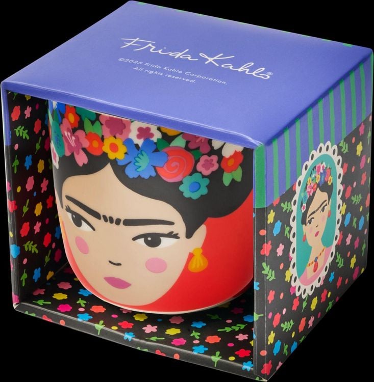 Produktbild: Fiesta del Sol Kaffeebecher Frida Kahlo, 350 ml