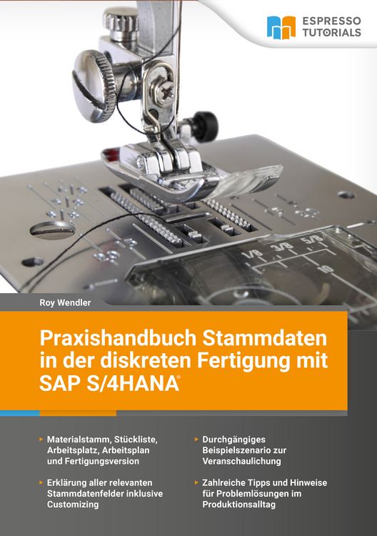 Produktbild: Praxishandbuch Stammdaten in der diskreten Fertigung mit SAP S/4HANA