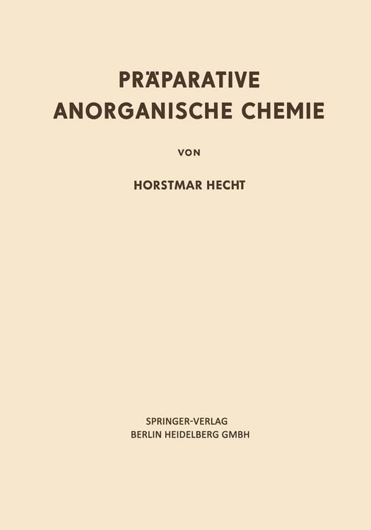 Produktbild: Pr&auml;parative Anorganische Chemie