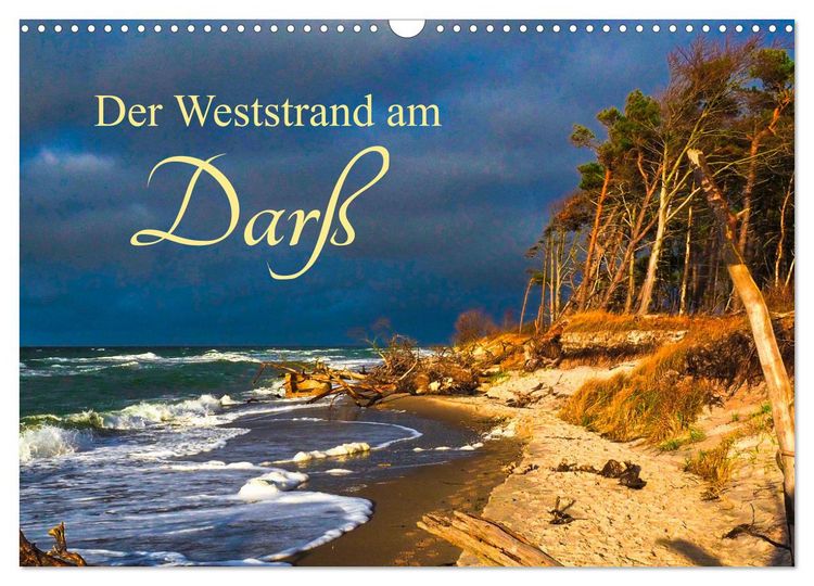 Produktbild: Der Weststrand am Dar&szlig; (Wandkalender 2026 DIN A3 quer), CALVENDO Monatskalender