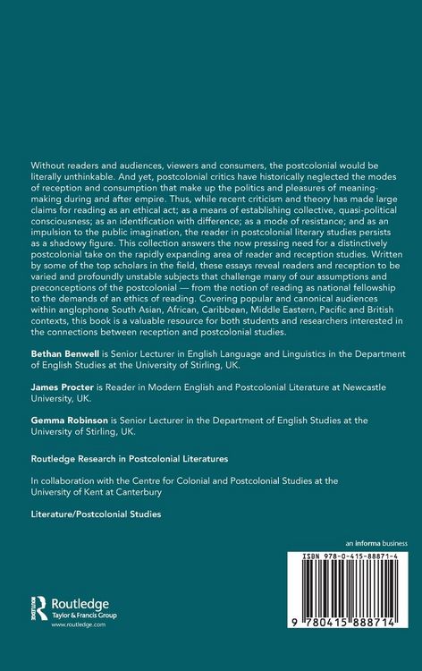 Produktbild: Postcolonial Audiences