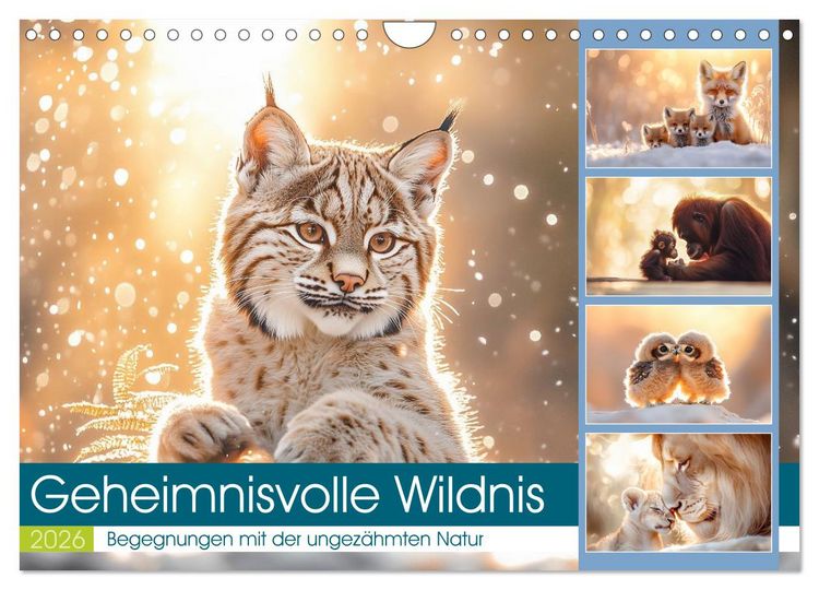 Produktbild: Geheimnisvolle Wildnis (Wandkalender 2026 DIN A4 quer), CALVENDO Monatskalender