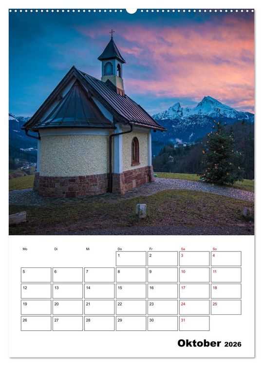 Produktbild: Traumhaftes Berchtesgadener Land (Wandkalender 2026 DIN A2 hoch), CALVENDO Monatskalender