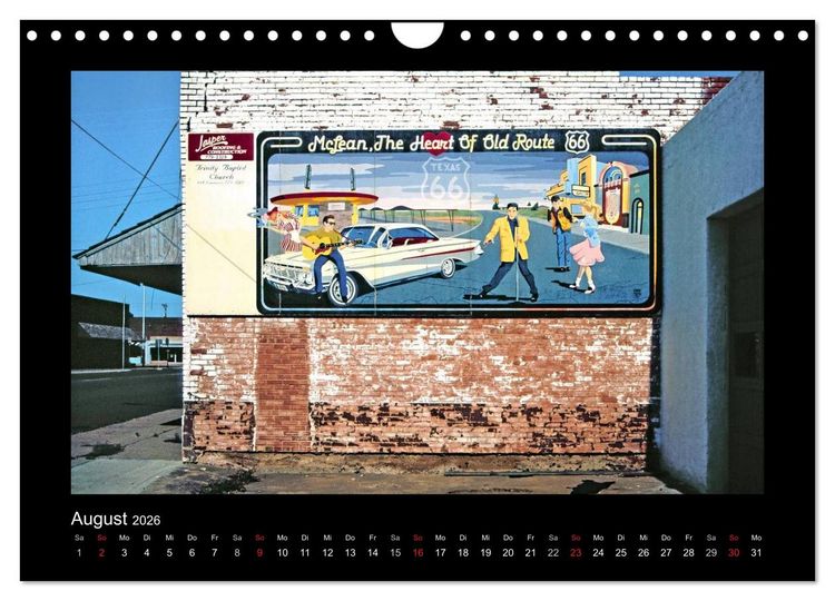 Produktbild: Get Your Kicks on Route 66 (Wandkalender 2026 DIN A4 quer), CALVENDO Monatskalender